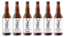 Load image into Gallery viewer, Dark Forest Sparkling Kombucha all flavours - Apple Fig, Fruits of the Forest, Original (pear and ginger), Pink Lemonade, Dry Ginger, Cherry
